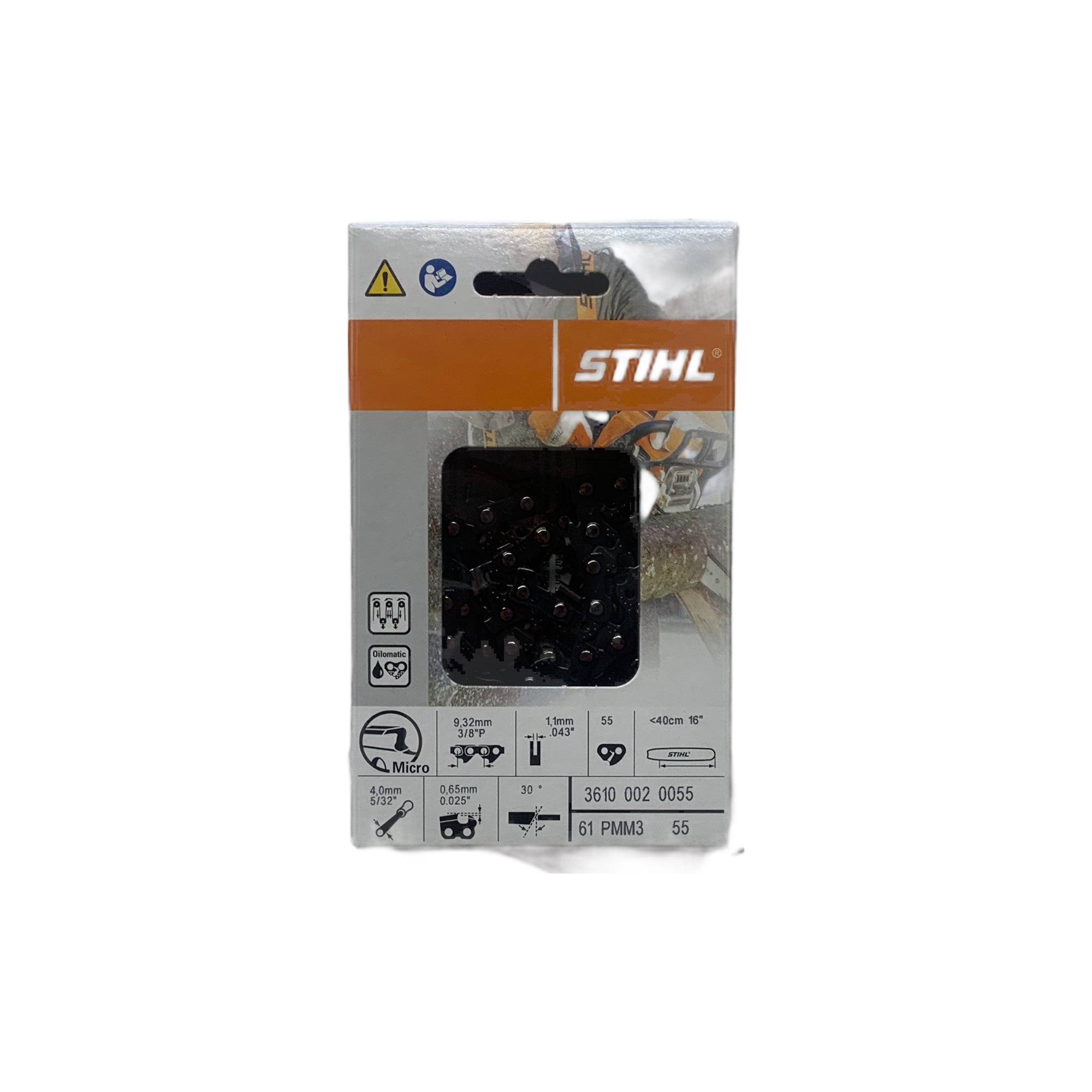 Stihl oilomatic sales chain 61pmm3 55